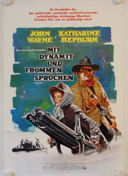 Rooster Cogburn original release german movie poster